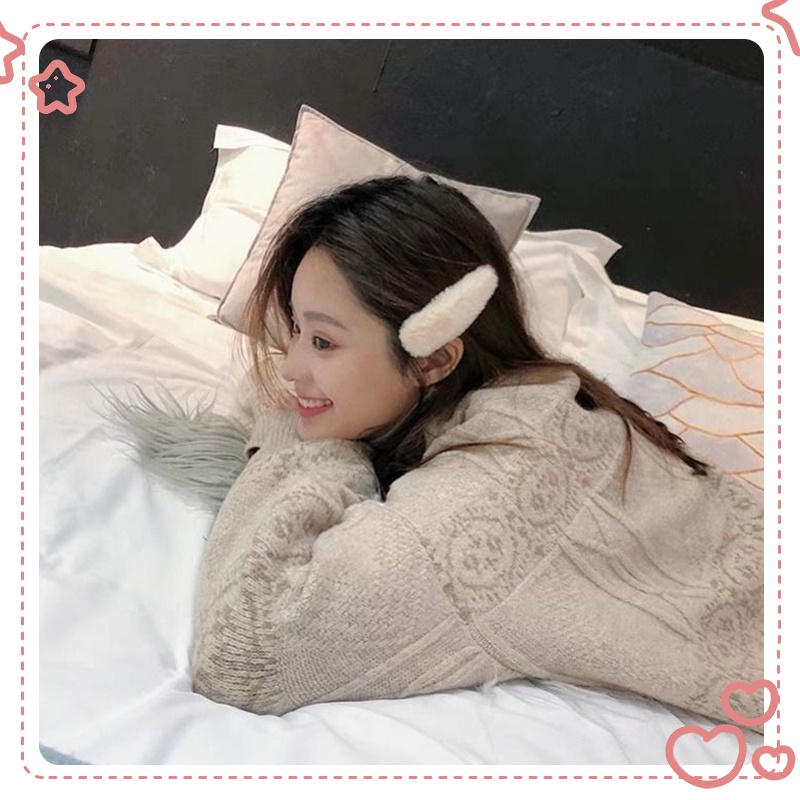 COD🌷1บาทกิ๊บติดผมขนฟูรูปเมฆลายหัวใจเรขาคณิตสีแคนดี้น่ารักเกาหลีเครื่องประดับผมสำหรับผู้หญิงเข้ากับทุกการแต่งกาย-det - รูปที่ 6