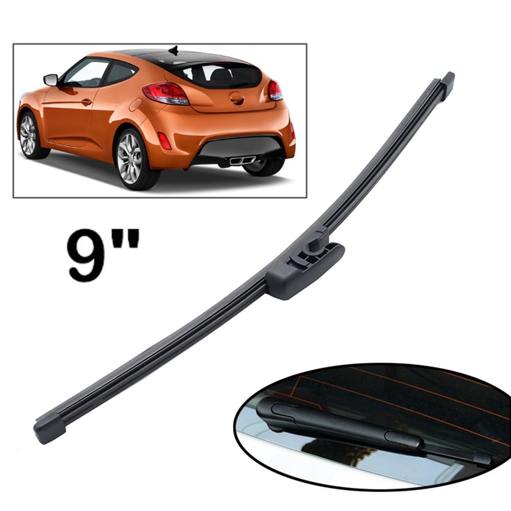 9 นิ้ว Tailgate ใบปัดน้ําฝนกระจกด้านหลังสําหรับ Hyundai Veloster MK1 2011-2018