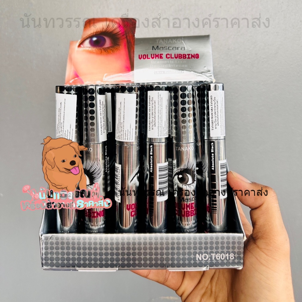 ราคาส่ง/ยกถาด มาสคาร่าตาโต ใช้แล้วตาโตสมชื่อ ถาดละ558บาท/24แท่ง ขนตาเด้งงอนทั้งวัน เรียงเส้นสวยๆ ไม่เป็นก้อนๆ มีไฟเบอร์
