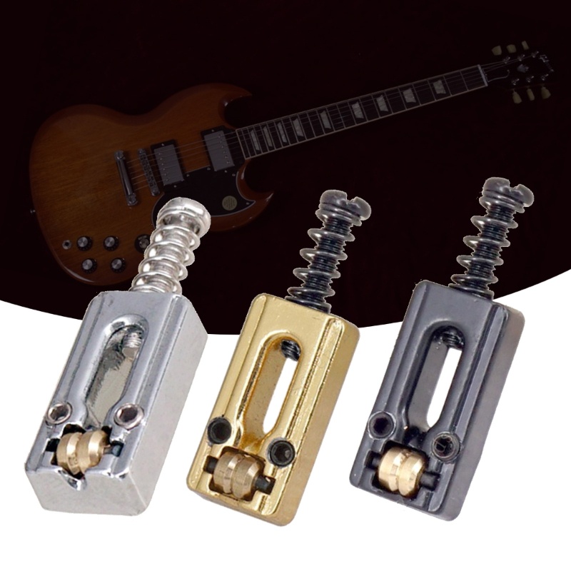 ถึง 6 ชิ้นโลหะลูกกลิ้งที่ทันสมัยกีตาร์ไฟฟ้า Tremolo Bridge อานทนทาน