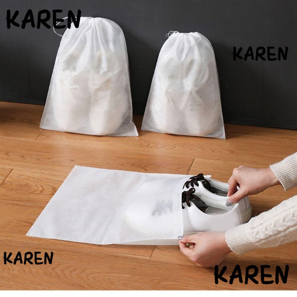Karen ถุงคลุมรองเท้า กันฝุ่น สําหรับเดินทาง 30 ชิ้น