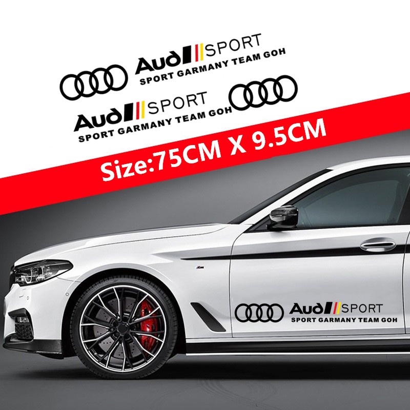 สติกเกอร์ กันน้ํา กันรอยขีดข่วน สําหรับ Audi A3 8l A1 Q5 TT mk2 A5 A4 B7 B8 B5 A6 C7 C6 Q7 Q3 Q2 E-t