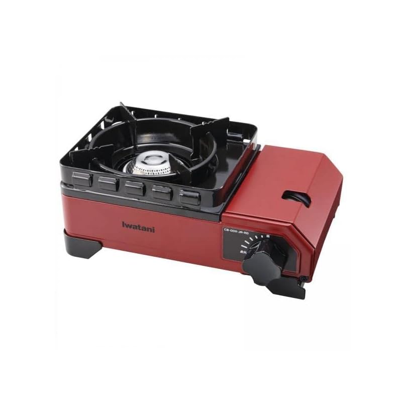 Direct from osaka Iwatani Iwatani Cassette stove Tough Maru Jr. Made in Japan Dutch oven can be used (Red) Gas