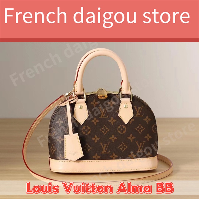 หลุยส์วิตตอง Louis Vuitton Alma BB Bag สุภาพสตรี กระเป๋าสะพายเดี่ยว