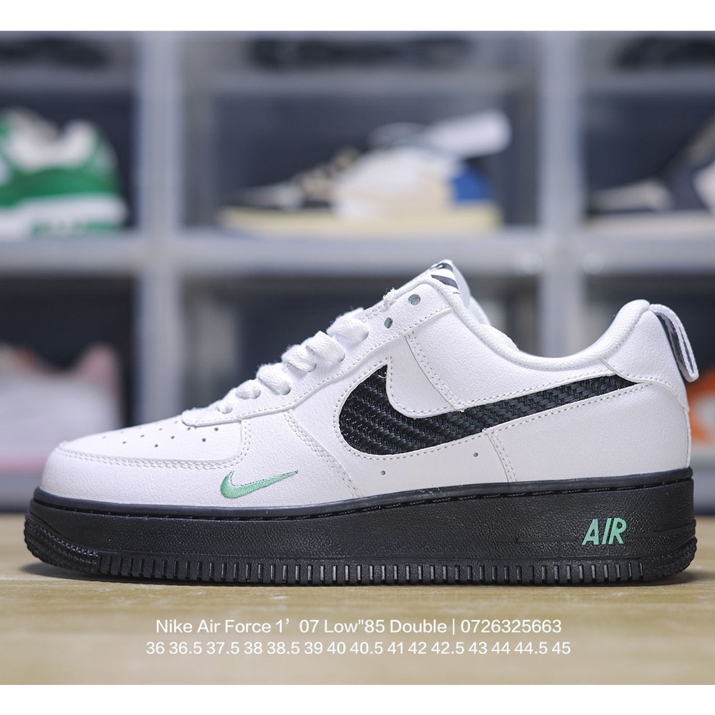 Nike Air Force 1'07 low " 85 double swoosh/white/purple/black/bear Nike Air Force 1'07 low "85 double swooosh/white/purple/black/bear bear