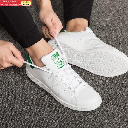 fast shipping ADIDAS STAN SMITH shoes for men and women All White black Green shoes for men Classic