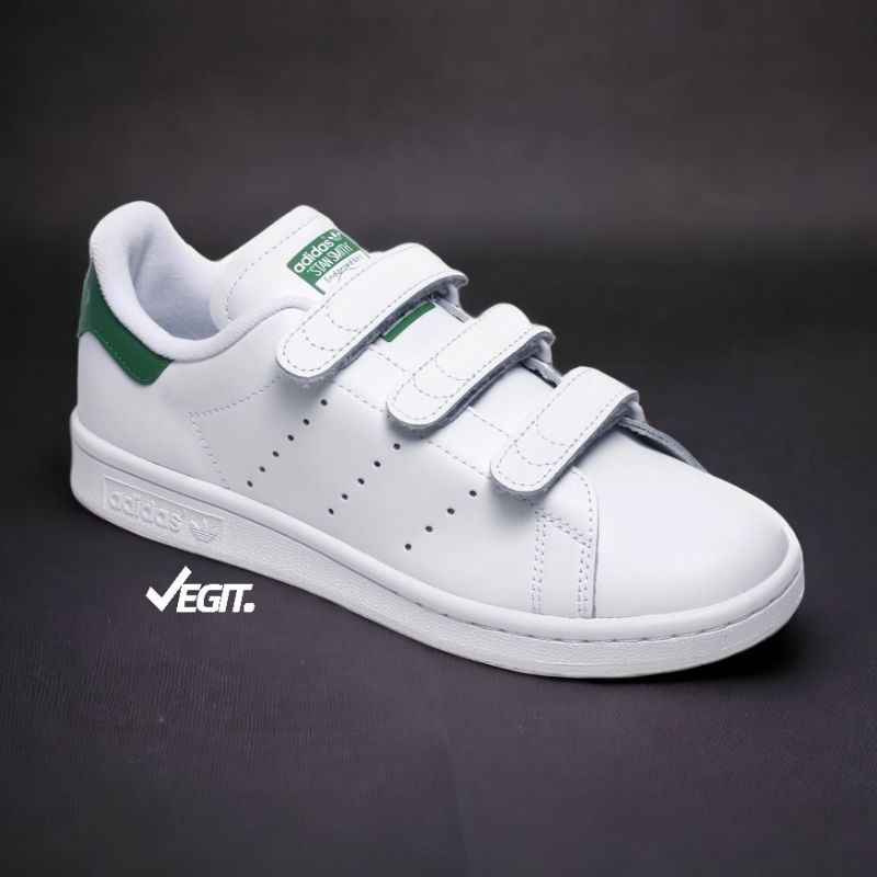 Adidas Stan Smith CF White Green Leather