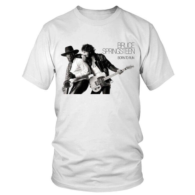 เสื้อยืดผ้าฝ้าย Unisex Bruce Springsteen & The E Street Band Tour Born To Run