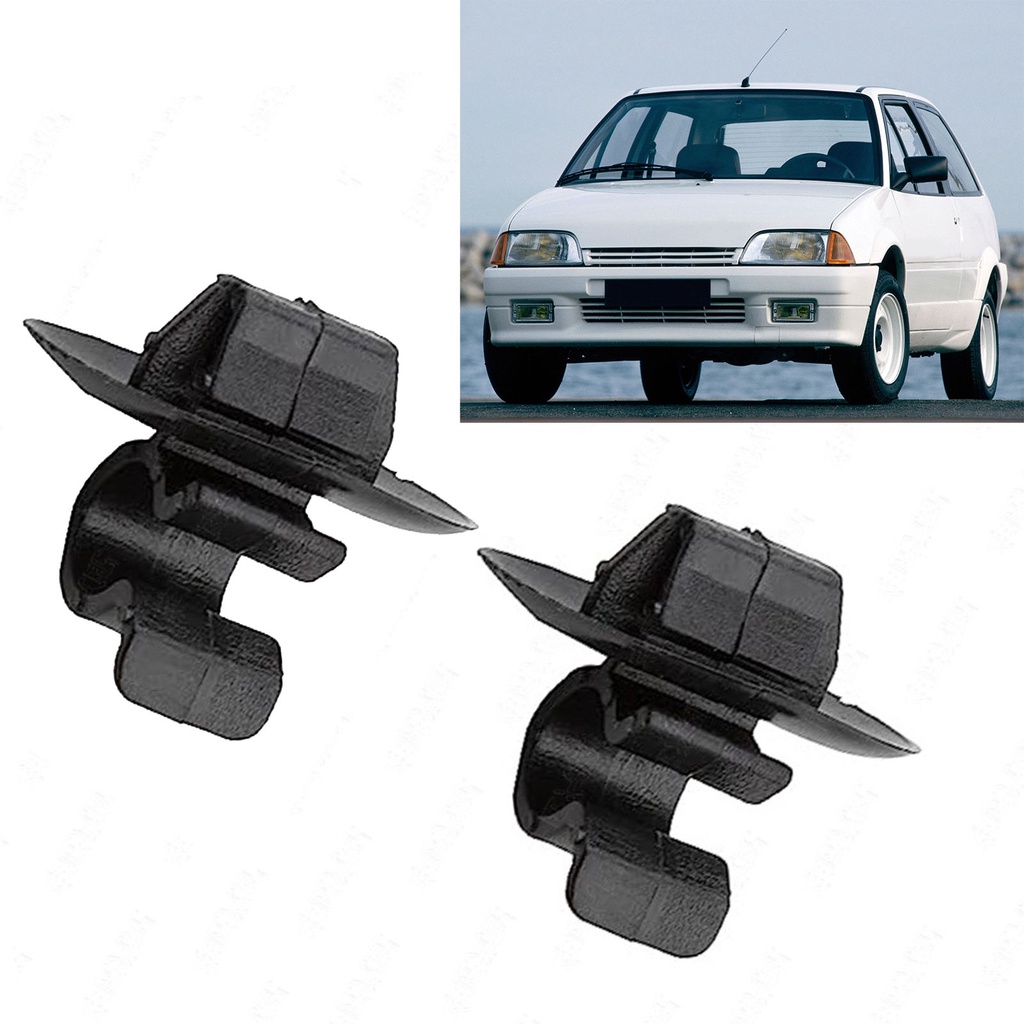 Tma~ คลิปยึดฝากระโปรง 2 ชิ้น 792834 Bonnet Stay Holder สําหรับ Citroen AX Evasion C2 C3 II C4