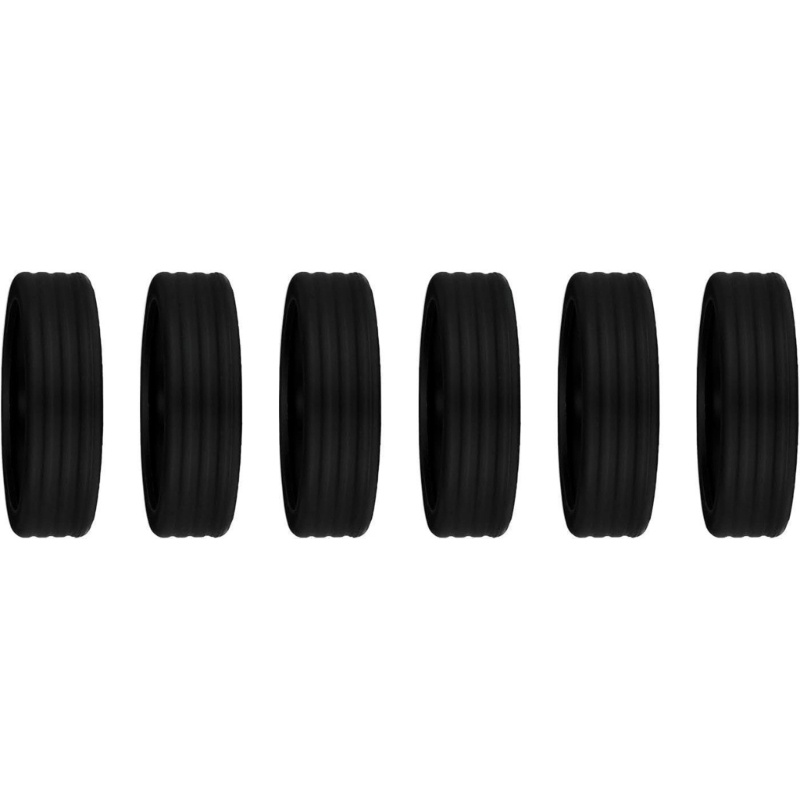 ✿ 6 ชิ้น ซิลิโคน กระเป๋าเดินทาง ล้อป้องกัน กระเป๋าเดินทาง ล้อ ลดเสียงรบกวน รถเข็น ล้อ ฝาครอบ