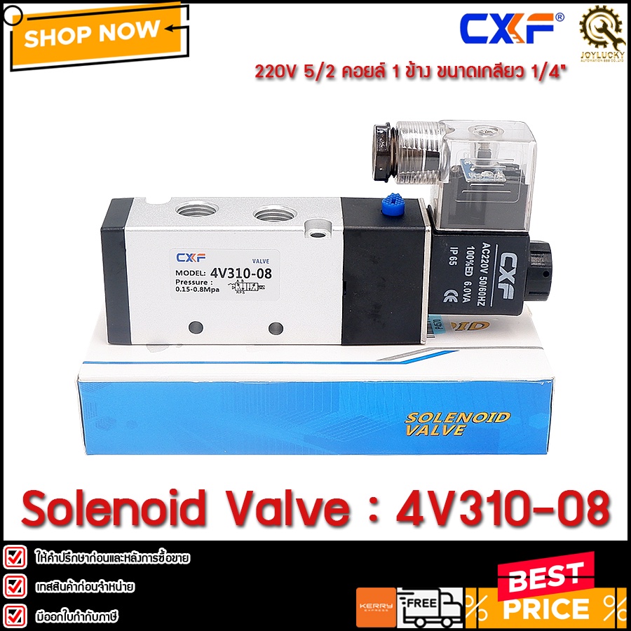 Solenoid Valve CXF 4V310-08,220v
