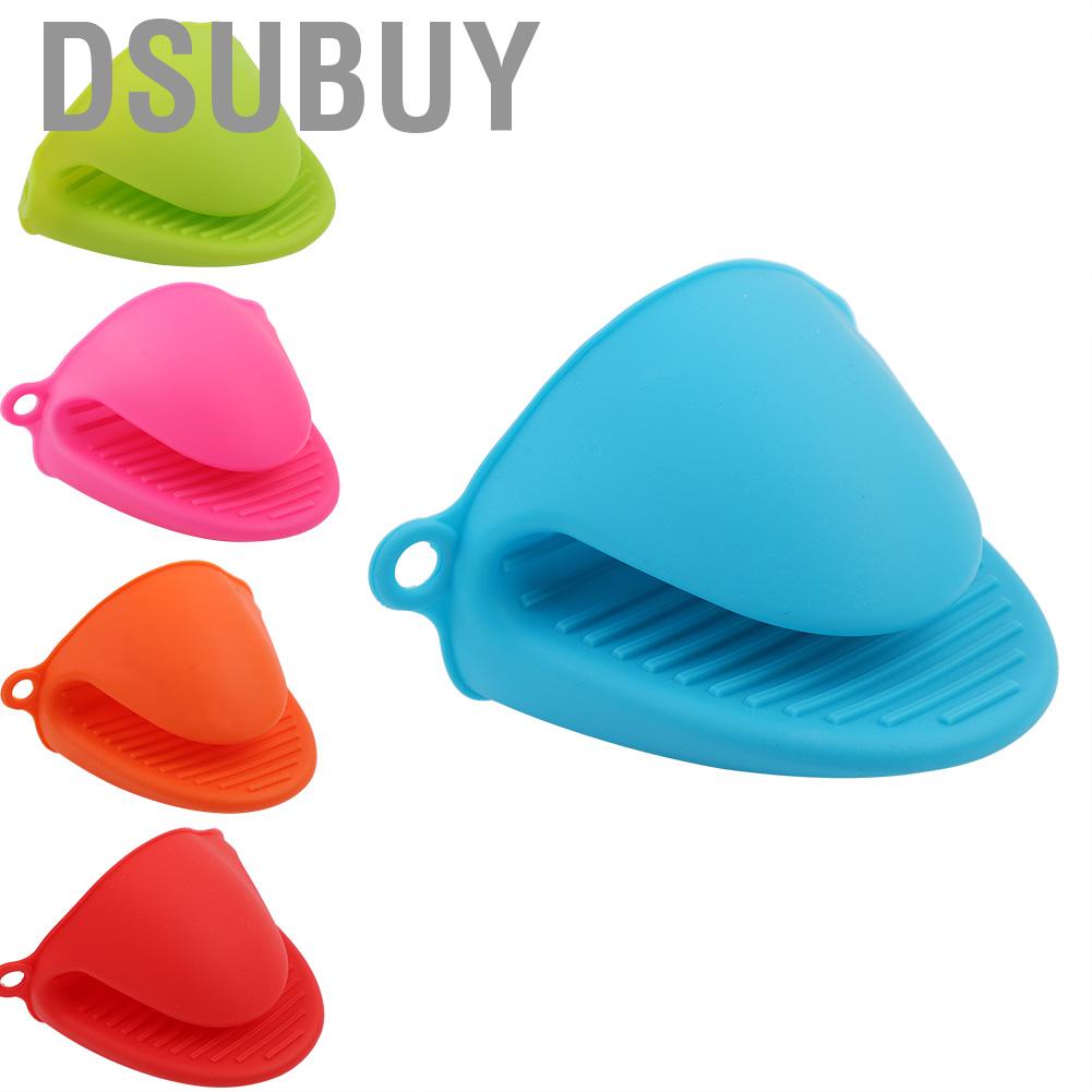 Dsubuy Mootea ถุงมือทนความร้อน 1PCS ซิลิโคน Anti-SLIP ทำอาหารเตาอบไมโครเวฟครัวเบเกอรี่เครื่องมือ 5 สี