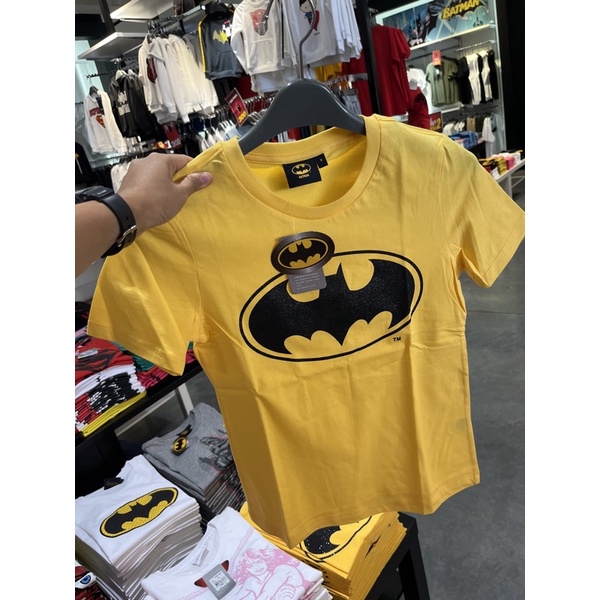 เสื้อยืดแบทแมนผู้หญิง แขนสั้นคุณภาพสูง Unisex
