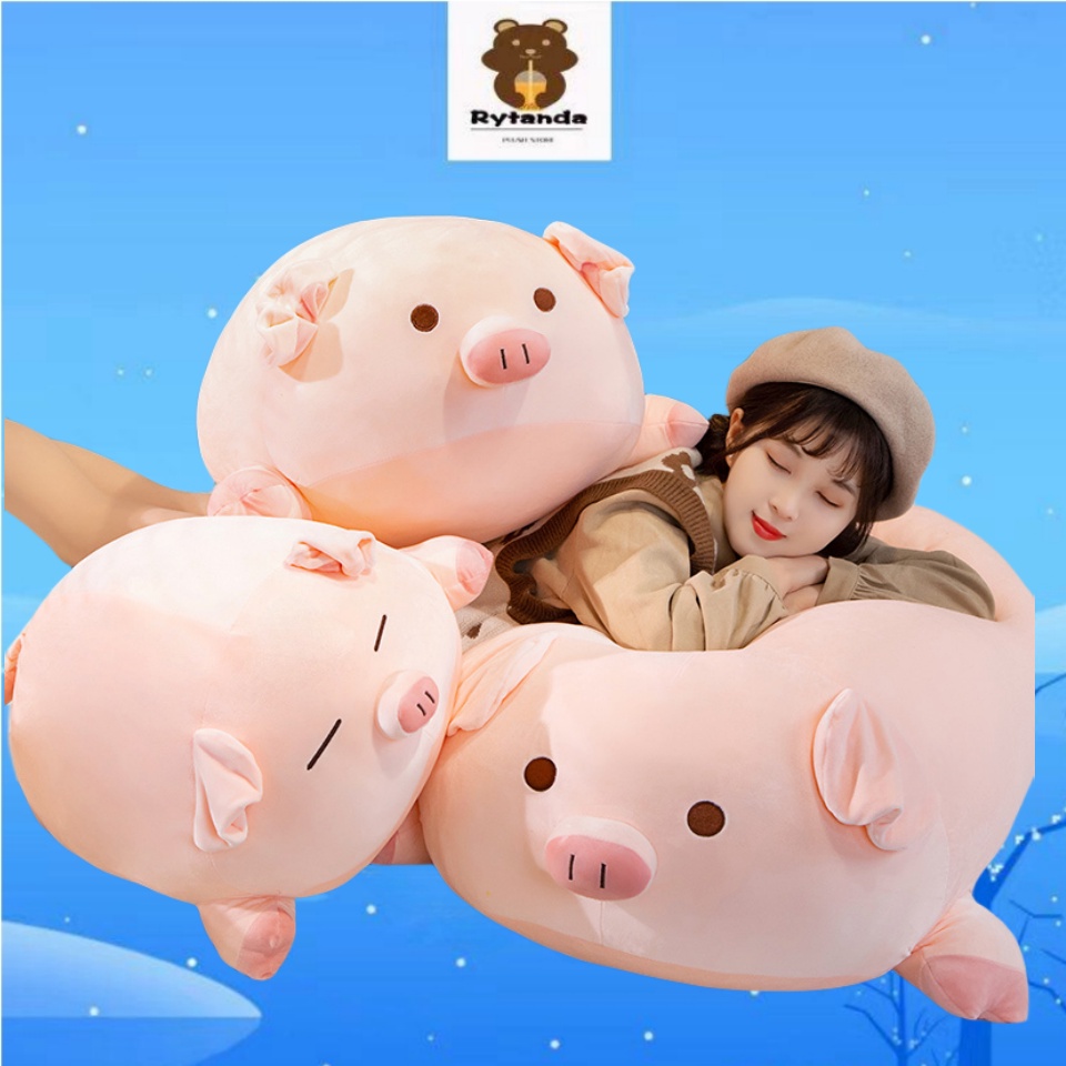 ✨48h Shipping✨Kawaii Pig Plush Doll หมูสีชมพูตุ๊กตาบวกขนาดหมอนยาว ของเล่นตุ๊กตาหมูน่ารัก BoBo Pig Plush ตุ๊กตาหมอนนอนนุ่มโซฟาเบาะ  ของขวัญวันเกิดสำหรับเด็กของขวัญวันวาเลนไทน์สำหรับแฟน 40/50/60/80cm