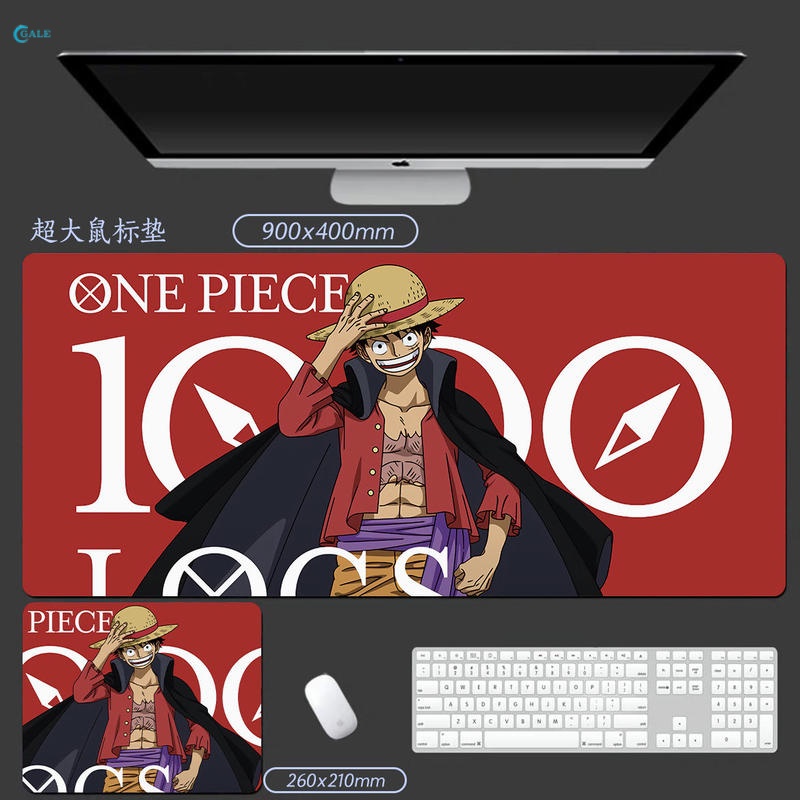 แผ่นรองเมาส์ ขนาดใหญ่ ลายการ์ตูนอนิเมะ One piece สําหรับเล่นเกมคอมพิวเตอร์ สํานักงาน - รูปที่ 4