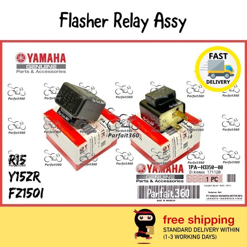 1PA-H3350 Y15ZR / FZ150i V2 V3 / R15 V1 V2 Flasher รีเลย์สัญญาณ Condensor 100% HLY