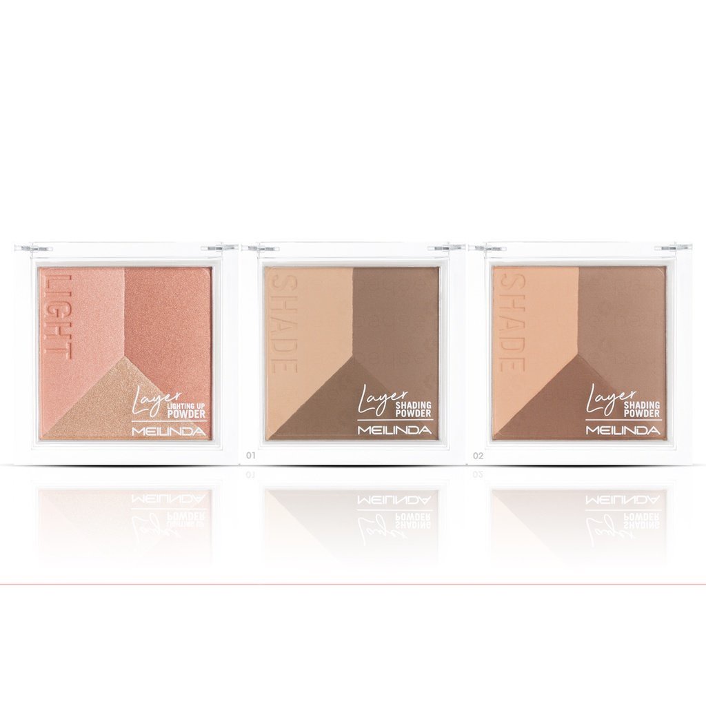 ♦️ของแท้·ส่งด่วน·ถูก♦️Mei Linda Layer Lighting #MC5082 & Shading Powder #MC5083 : meilinda เมลินดา ไฮไลท์ เฉดดิ้ง dayse