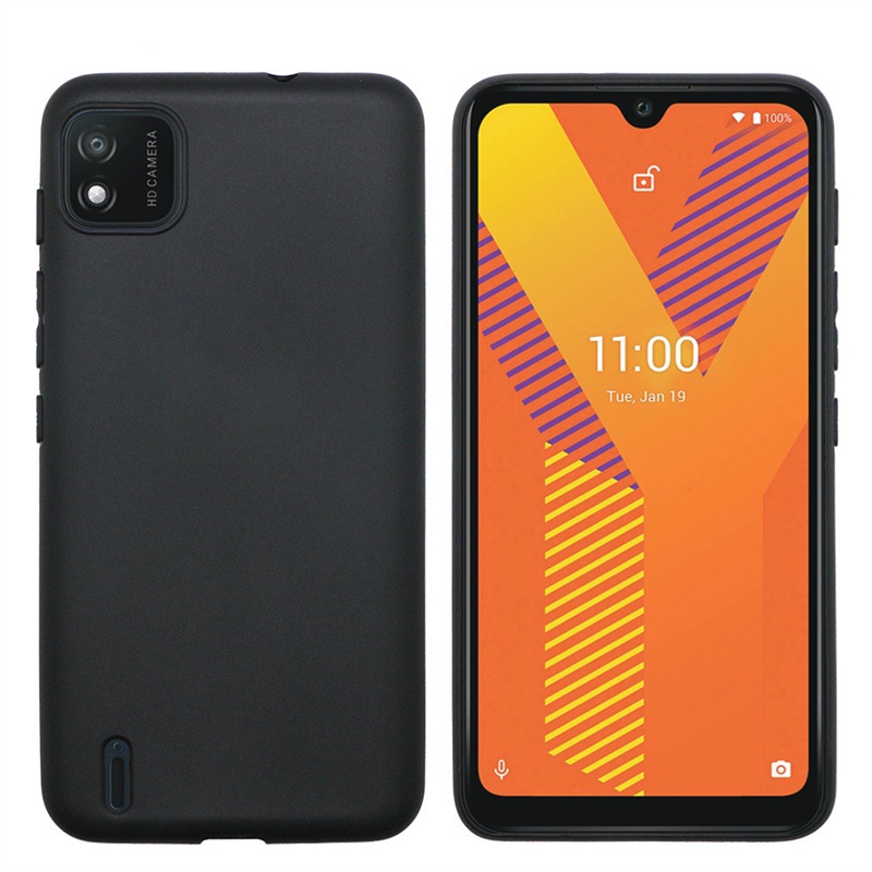 ปลอกสําหรับ Wiko Y82 Y81 Y61 Y60 Y51 Y50 Wiko Harry เคสโทรศัพท์ Soft TPU ซิลิโคนสีดําฝาครอบป้องกัน