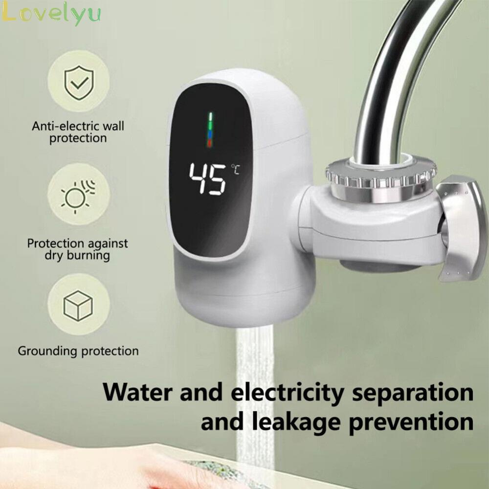 ✨✨✨Electric Water Heater Kitchen Tap Instant Hot Faucet Adapter Digital Display