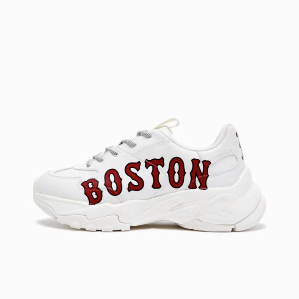 (แท้100%) MLB รองเท้าผ้าใบ - Boston Red Sox -32SHC2011-43I สันทนาการ