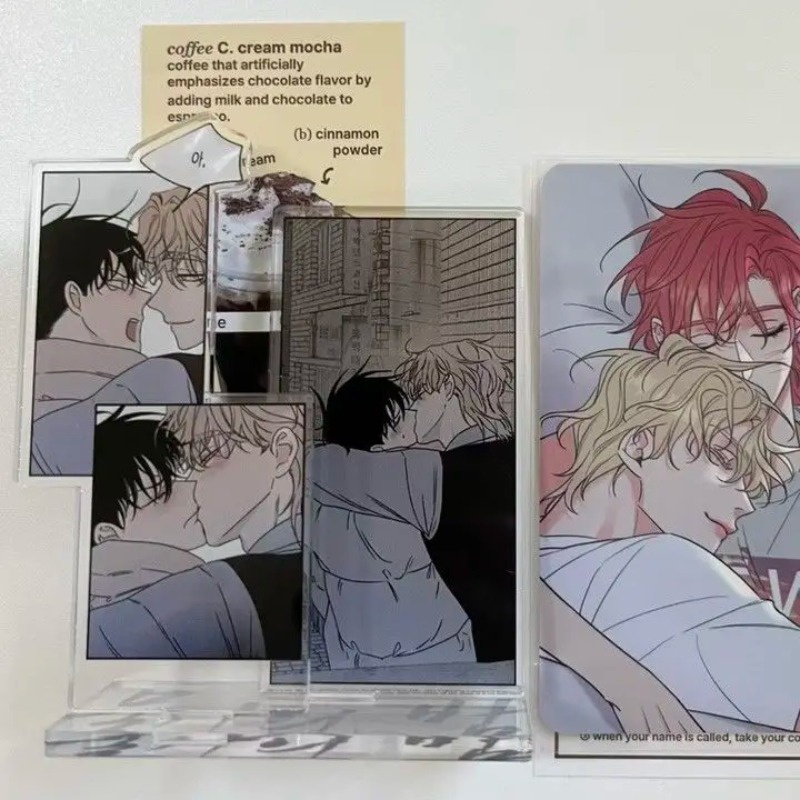 น้ําต่ําใน Twilight ตัวเลขอะคริลิคขาตั้งเกาหลีอะนิเมะ BL Man พวงกุญแจ Yeo TaeJu อุปกรณ์เสริมคอลเลกชันของเล่นของขวัญ Kim EuiHyun