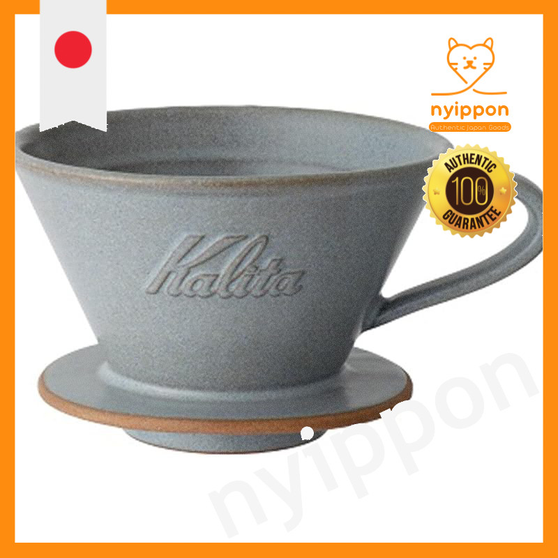 Kalita Coffee Dripper, Mino Ware, High Heat Retention, Ceramic, for 2-4 People, DACHI & Kalita MI185