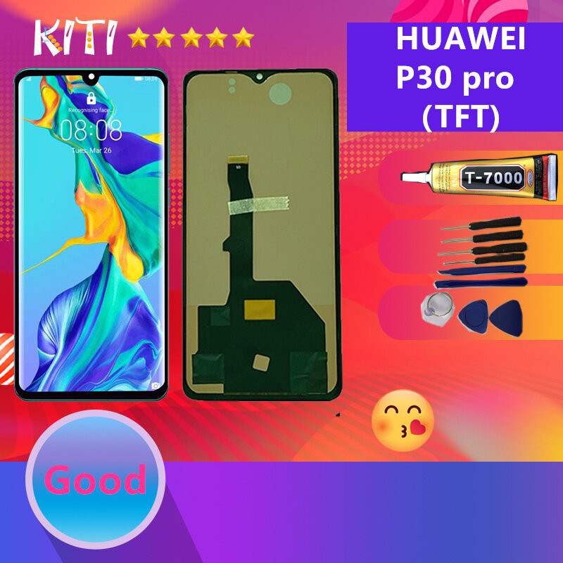 จอใช้ร่วมกับ For หัวเว่ย P30 Pro อะไหล่หน้าจอพร้อมทัสกรีน หน้าจอ LCD Display Touch Screen For หัวเว่ย P30 Pro