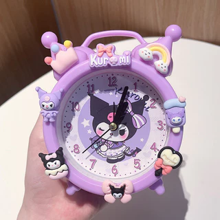 นาฬิกาปลุก Kuromi สำหรับเด็กผู้หญิง – ตัวเลขชัดเจน แบตอึด ใช้งานนาน ออกแบบน่ารักเฉพาะ ของขวัญวันเกิด 4-10 ปี