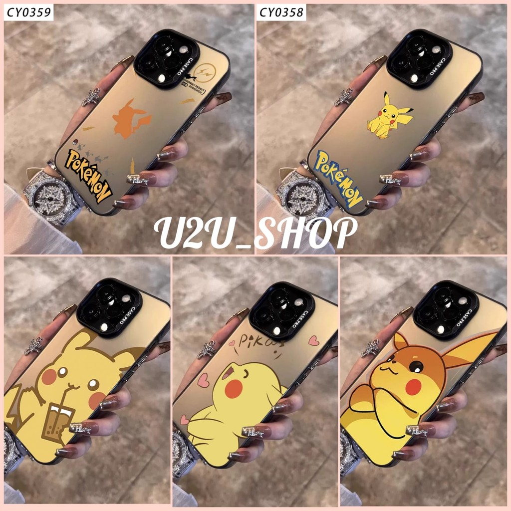 Case Motif Pikachu Imd สีดํา Oppo Reno 4 5 5g 6 4g 7 4g 8 4g 11 5g 11 Pro 5g 11f 12 Pro 5g 12f 5g Re