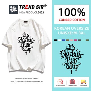 TrendSir⚡พร้อมส่ง⚡เสื้อยืด oversize👏102%cotton โอเวอร์ไซส์ มีของพร้อมส่ง🎶เสื้อผ้าสาวอวบอ้วน ขนาดใหญ่สินค้าคุณภาพดีออกแบบตามแฟชั่ เสื้อยืดผู้หญิงผ้าคอตตอน✔สำหรับชายและหญิง