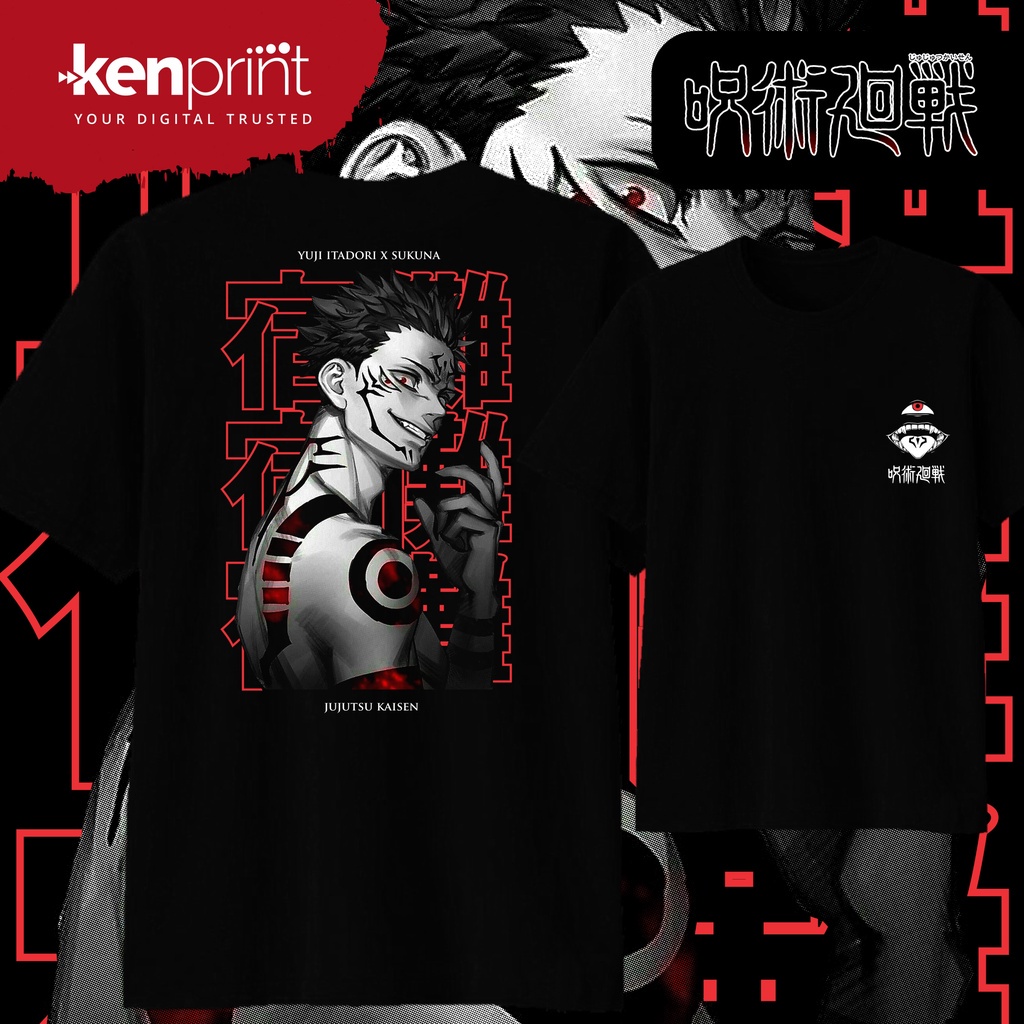 T-shirt เสื้อยืด ลาย Yuji ITADORI | สุคุนะ | มหาเวทย์ผนึกมาร | ผ้าฝ้ายพรีเมี่ยมยุค 30 - เด็กทารกวัยรุ่นและผู้ใหญ่S-5XL