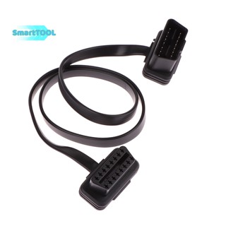 Utzn&gt; เครื่องสแกนเนอร์วินิจฉัยรถยนต์ OBD2 60 ซม. 16Pin 8 Core ตัวผู้ เป็นตัวเมีย