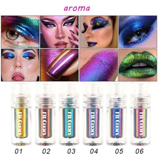 Aroma อายแชโดว์เนื้อลิขวิด เนื้อเจล ประกายมุก สําหรับแต่งหน้า DIY