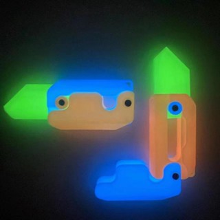ของเล่นเด็ก Tiktok 3D Noctilucent พิมพ์ลายหัวไชเท้า 2023 2023
