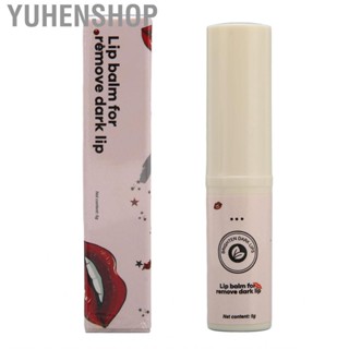 Yuhenshop Moisturizing Lip Balm Beeswax  Dark   Portable for Day