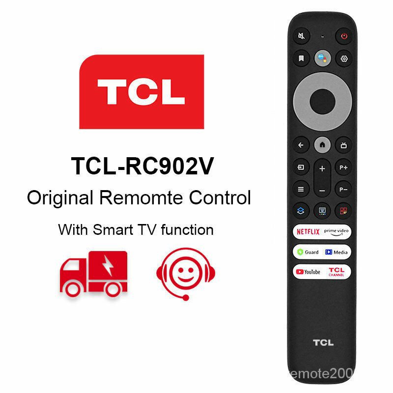 TCL RC902V1 RC902V FMR1 สําหรับ TCL 8K QLED Voice TV รีโมทคอนโทรล 65X925 55C728 65X925 75X925 50P725