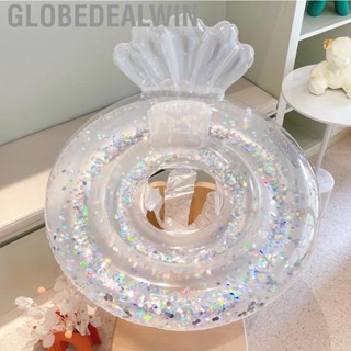 Globedealwin Swimming Ring Children Pool Floating Inflatable Circle Transparent Sequins  Thickened Floaties