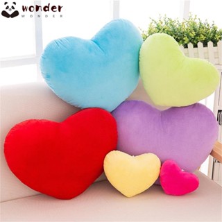 Wonder หมอนตุ๊กตาหัวใจ สีแดง สําหรับตกแต่งบ้าน วันเกิด