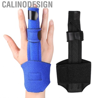 Calinodesign Finger Corrector Brace Nylon Polyurethane Aluminum Adjustable Fixed Strap for Recovery