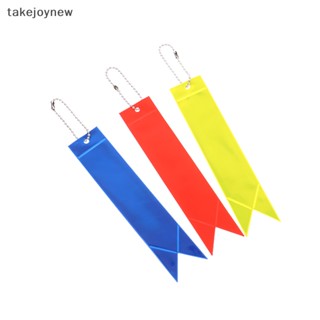 [takejoynew] พวงกุญแจ จี้เทปสะท้อนแสง PVC กันน้ํา สําหรับห้อยกระเป๋า