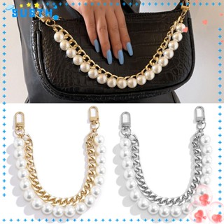 Susth สายโซ่โลหะ ประดับลูกปัดไข่มุก สําหรับคล้องกระเป๋า DIY