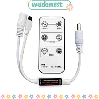 Wisdomest แถบไฟอินฟราเรด LED DC5-24V โมโนโครมาติก พร้อมรีโมตคอนโทรล