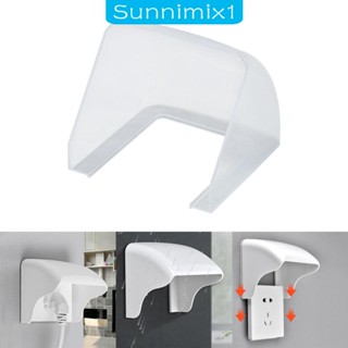 [Sunnimix1] ฝาครอบเต้ารับไฟฟ้า กันน้ํา กันฝุ่น สําหรับบ้าน ออฟฟิศ