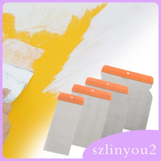 [szlinyou2] ที่ขูดปูนปลาสเตอร์ ซีเมนต์ ด้ามจับสบาย 4 ชิ้น