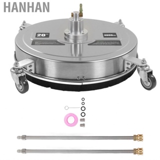 Hanhan 20in Electric Floor Cleaner 4000psi Stainless Steel Surface with 4 Wheels Extension Wand Power Washer