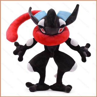 ตุ๊กตายัดนุ่น Pokemon Greninja 23 สีดํา แวววาว ของเล่นสําหรับเด็ก ตกแต่งบ้าน