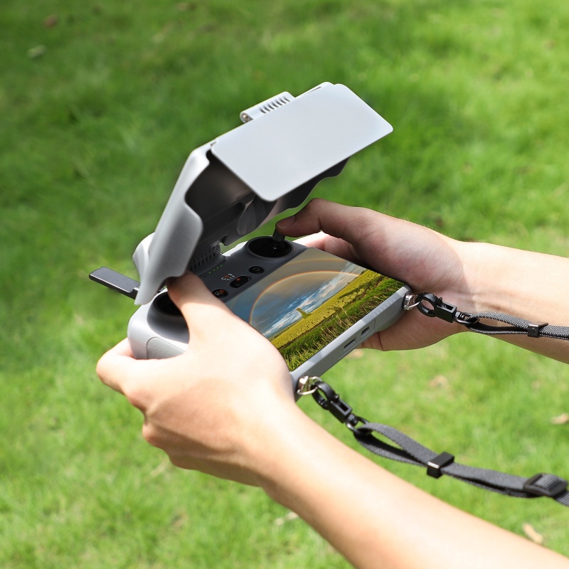 สําหรับ DJI Air 3S/Mini 4 Pro/ Air 3 RC2 รีโมทคอนโทรล/Mini3 Pro RC Remote 2-in-1 Hood รองฝาครอบฝาครอบป้องกัน