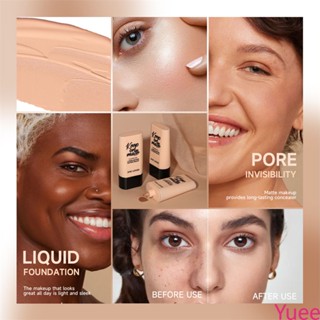 Sheloves 13 สีกันน้ำควบคุมความมัน Matte Foundation คอนซีลเลอร์ซ่อมแต่งหน้ายาวนานไม่ซีดจาง yuee