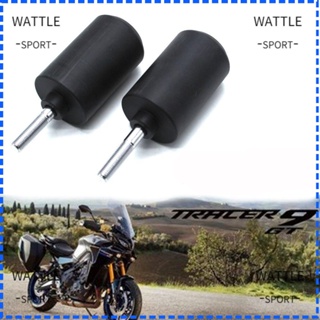 Wattle ฝาครอบป้องกันล้อหน้า กันตก อุปกรณ์เสริม สําหรับรถจักรยานยนต์ YAMAHA MT-09 TRACER 9 GT 2 ชิ้น