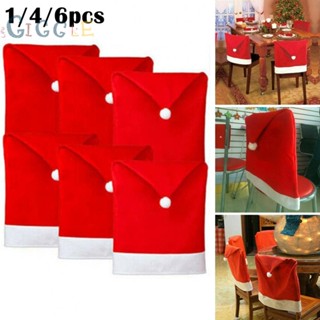 ⭐NEW ⭐Chair Back Cover Dining Seat Covers Party Decor Santa Cotton 60cmX50cm